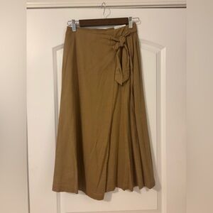 NWT Croft & Barrow A-Line Tan Skirt